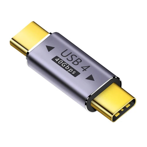 USB4 40Gbps 90° OTG USB-C Adapter | 100W 8K 60Hz Data Converter for MacBook iPad iPhone