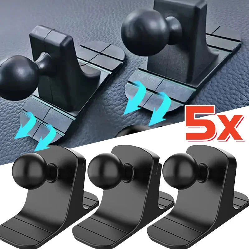 Car Phone Holder Base – 17mm Ball Head Dashboard Suction & Air Vent Mount