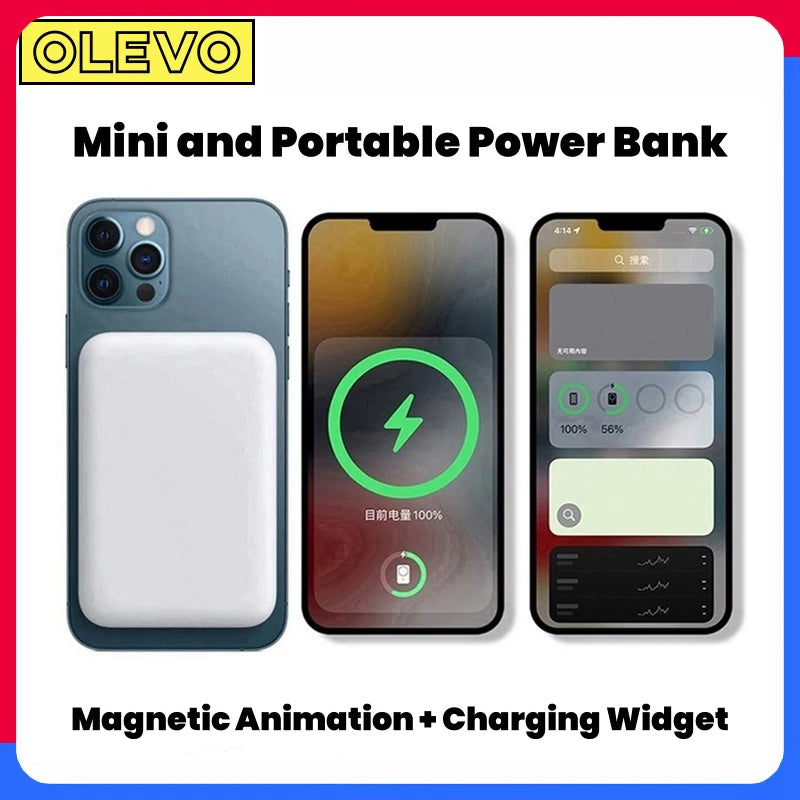 Magsafe Wireless Charger - Portable Power Bank 10000mAh