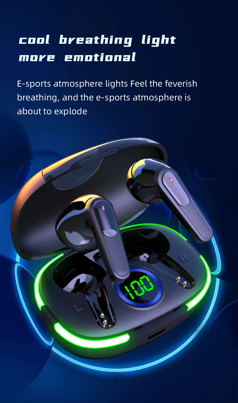 Wireless Earbuds with LED Display — best wireless earbuds