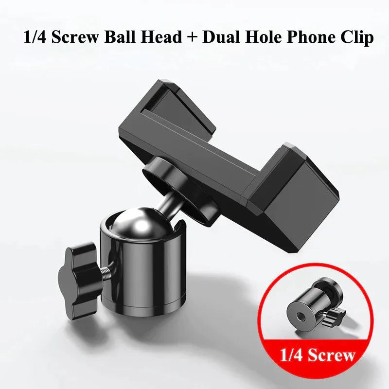 Selens Universal Phone Clip Holder – 360° Tripod Mount Bracket