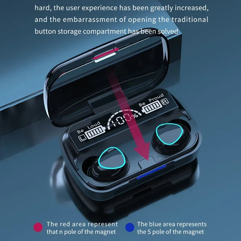 CHUBAN ANC Bluetooth 5.1 Earbuds with 9D Deep Bass — ANC Bluetooth Earbuds