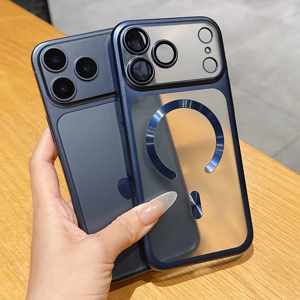 Matte Translucent MagSafe iPhone 17 Pro Max Case | Magnetic Shockproof Camera Protector Cover