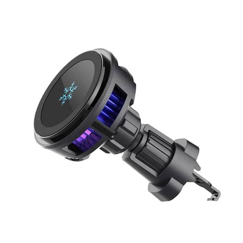Cooling MagSafe Car Charger, Built-in Fan and RGB Light