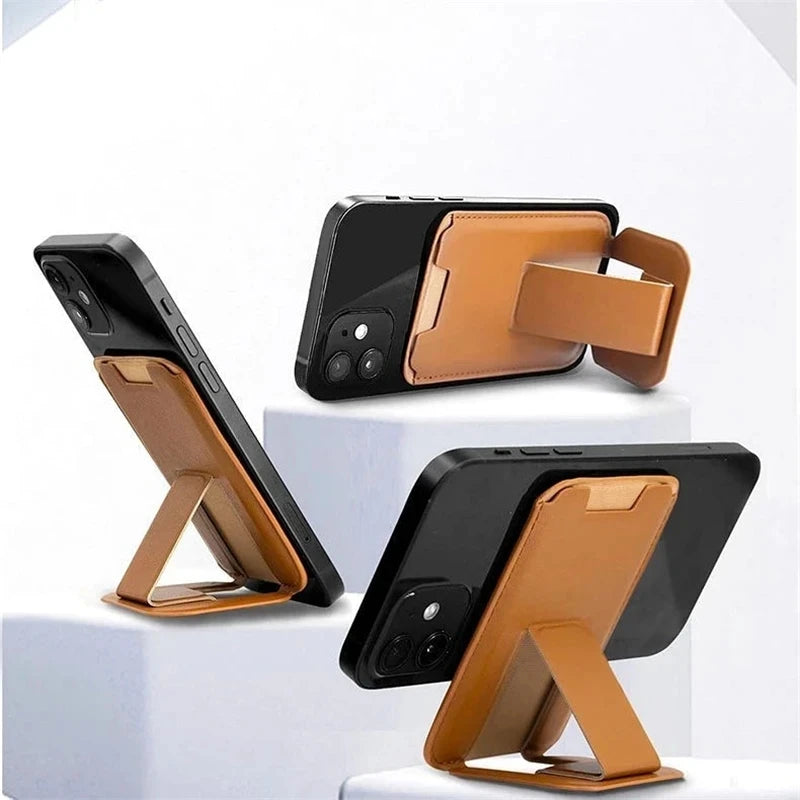 Magnetic Kickstand Wallet Case Card Holder iPhone 14-17