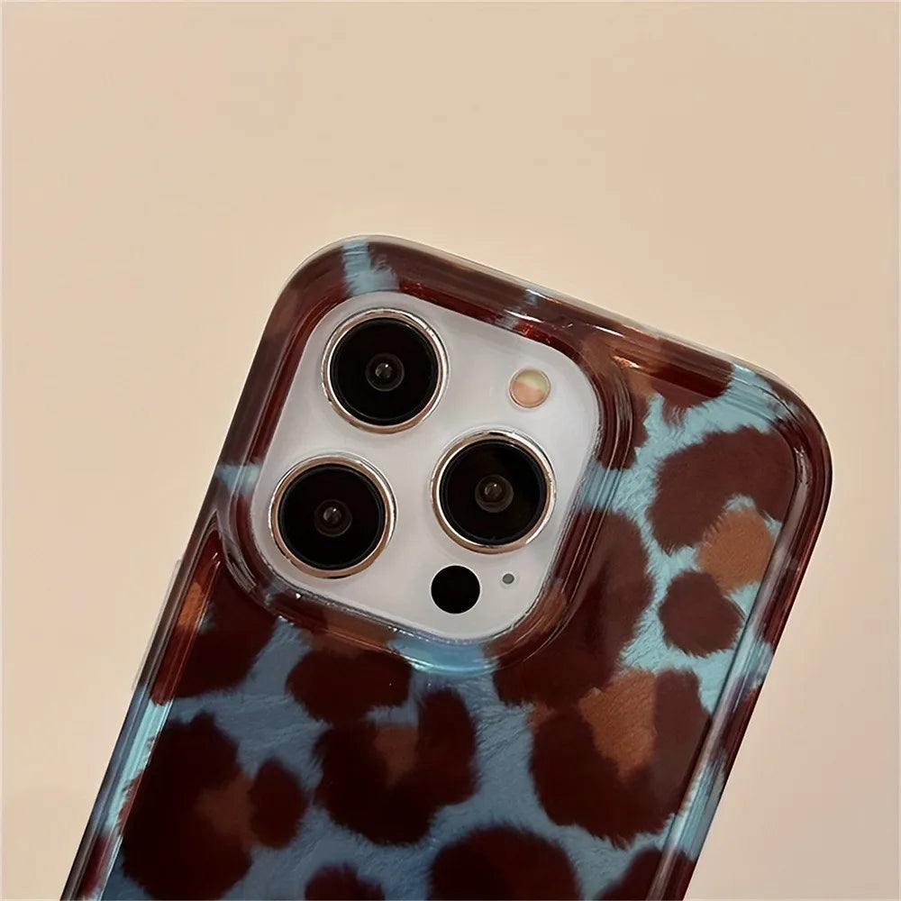Leopard Print iPhone Case for Apple iPhone 17 to 7/8 Plus