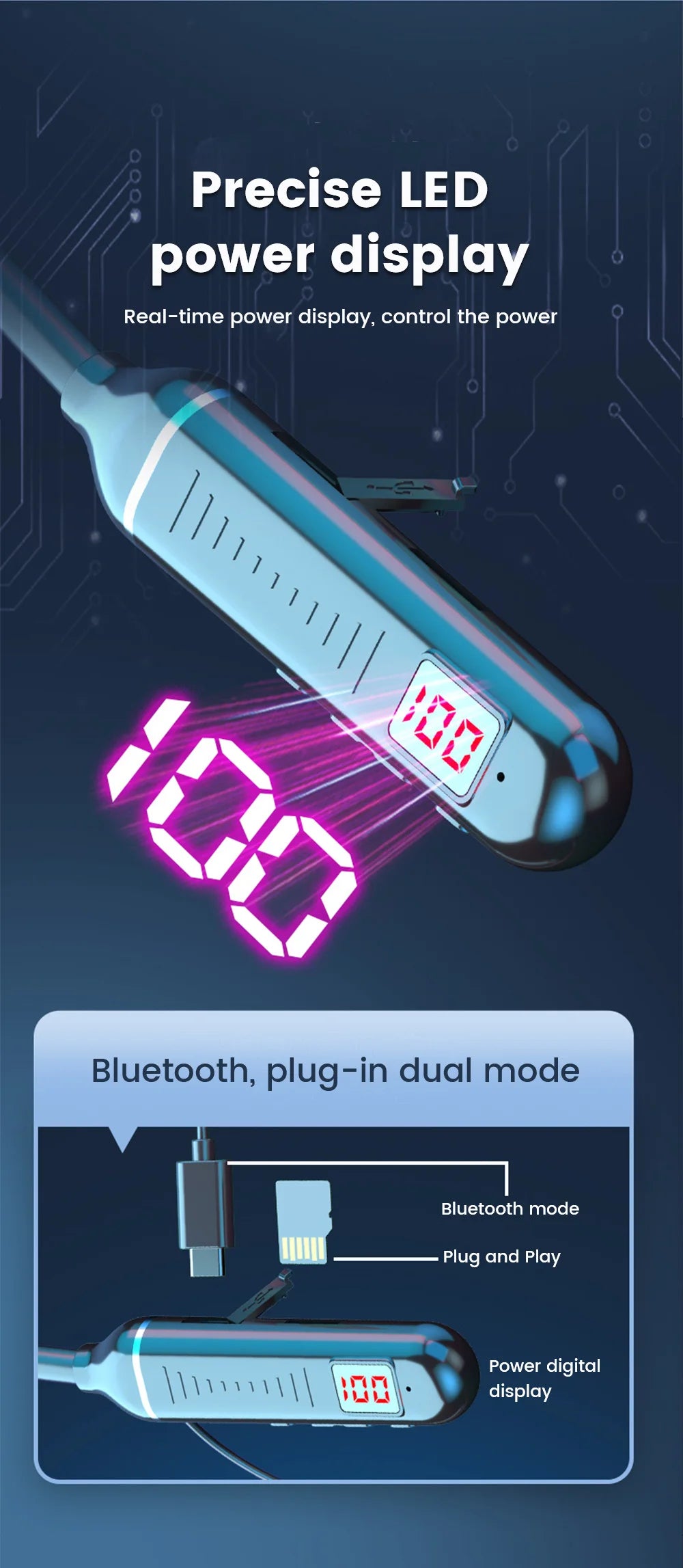 HKFZ Wireless Earbuds with Volume & Playback Controls