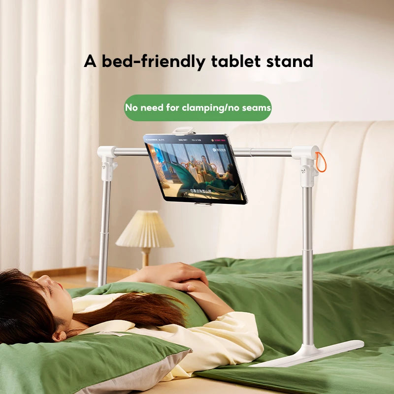 CT13 Aluminum Bed Tablet Phone Holder – Lazy Bracket Telescopic Folding Stand