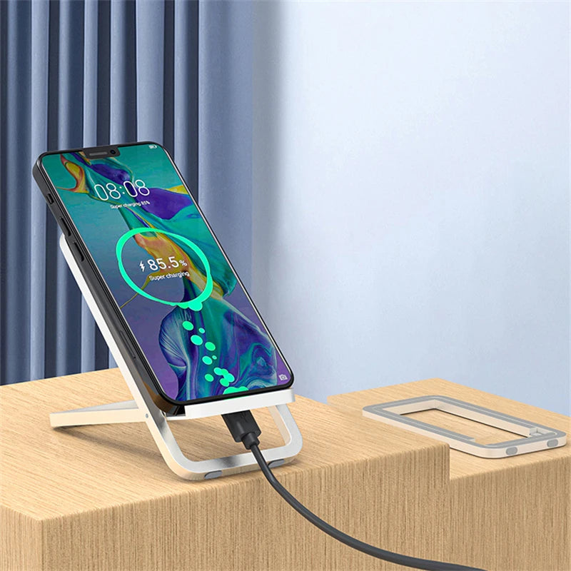 Foldable Phone Stand for Desk – Adjustable, Universal Phone Holder