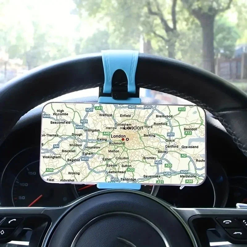 Steering wheel phone holder clip, image 3