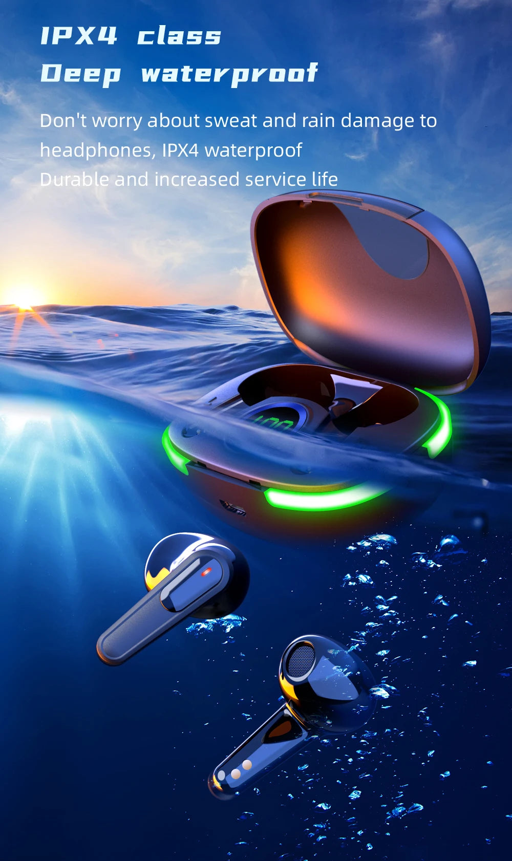 Wireless Earbuds with LED Display — best wireless earbuds