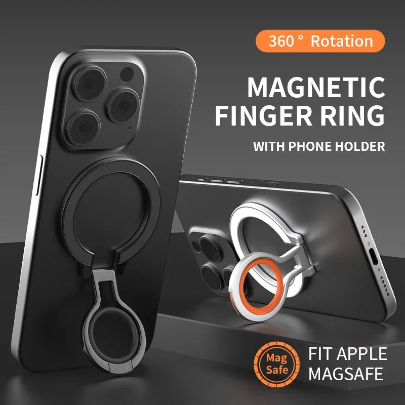 MagSafe Finger Ring Holder, 360° Rotating Phone Grip