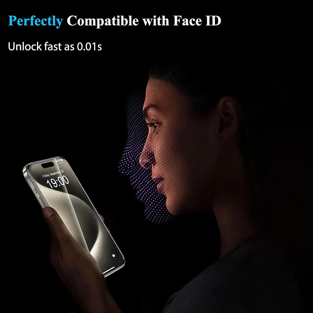 4-Pack Tempered Glass iPhone 16 Screen Protector - Anti-Scratch & HD Clear — iPhone Screen Protector