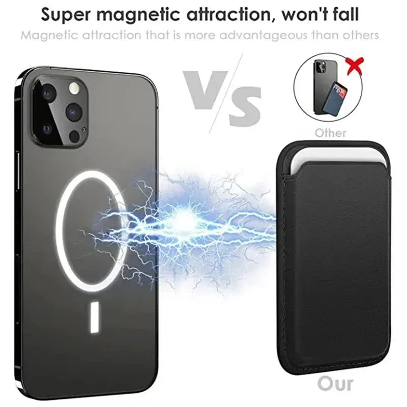 MagSafe Leather Wallet Case | Compatible with iPhone 12 to 15 Pro Max | Shop Now
