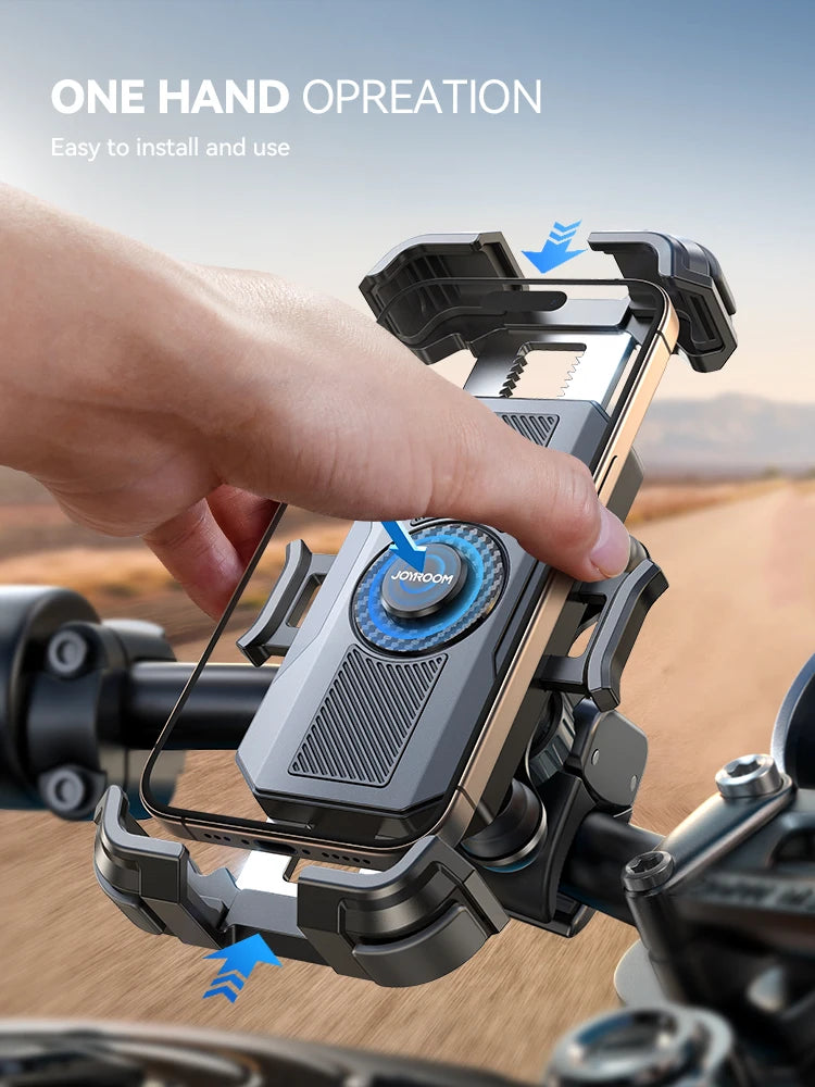 Top Rated Motorcycle Phone Mount with Shockproof Grip - Anti-Vibration
