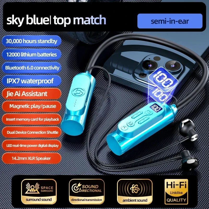 Luxuglow Bluetooth Earphones with Power Bank - Long Battery Life