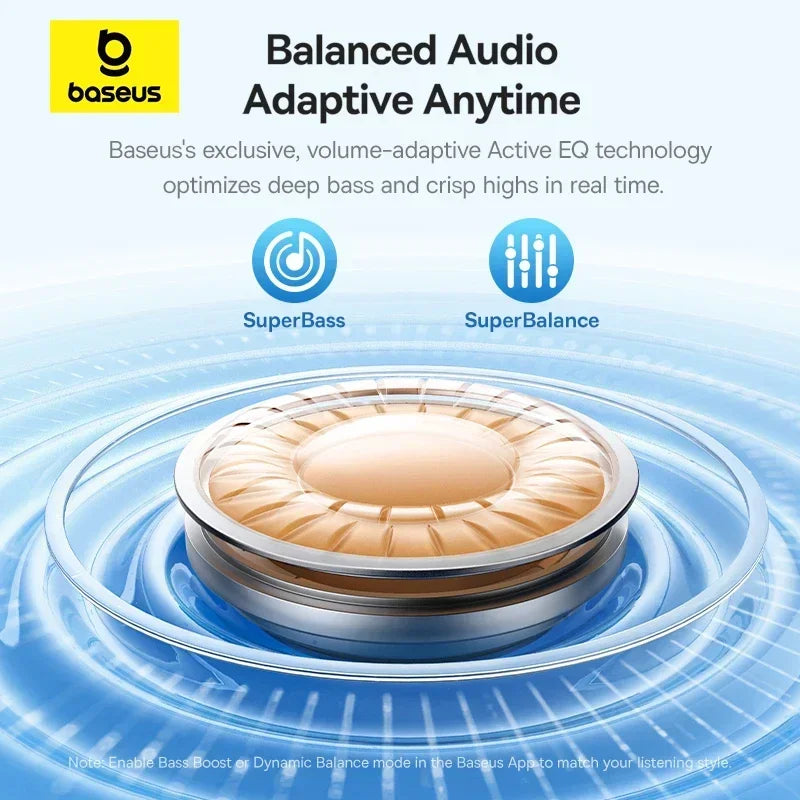 Baseus EP10 Pro ANC Earbuds LDAC Hi-Res 50dB Noise Cancelling