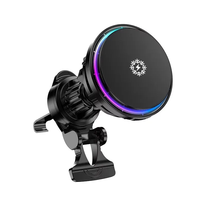 Cooling MagSafe Car Charger, Built-in Fan and RGB Light