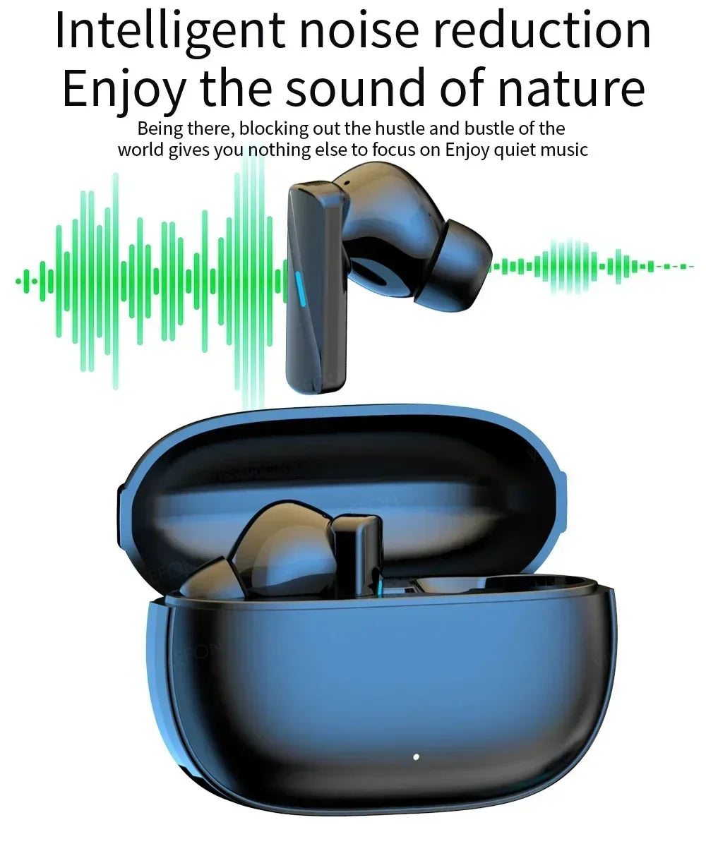 VIKEFON Wireless Earbuds with Noise Cancelling - Active Noise, Bluetooth, Mic