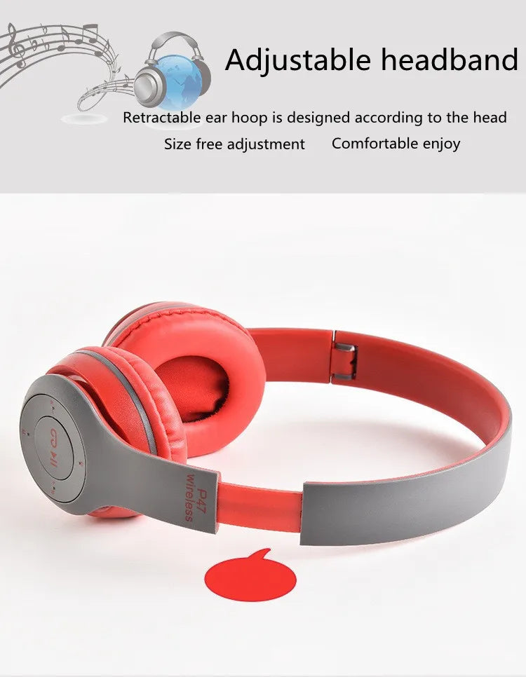 DIXSG P47 Bluetooth 5.0 Wireless Over-Ear