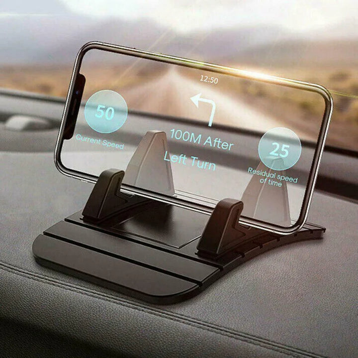 Anti-Slip Silicone Phone Pad - No-Slip Mat for Car Dashboard & Desk