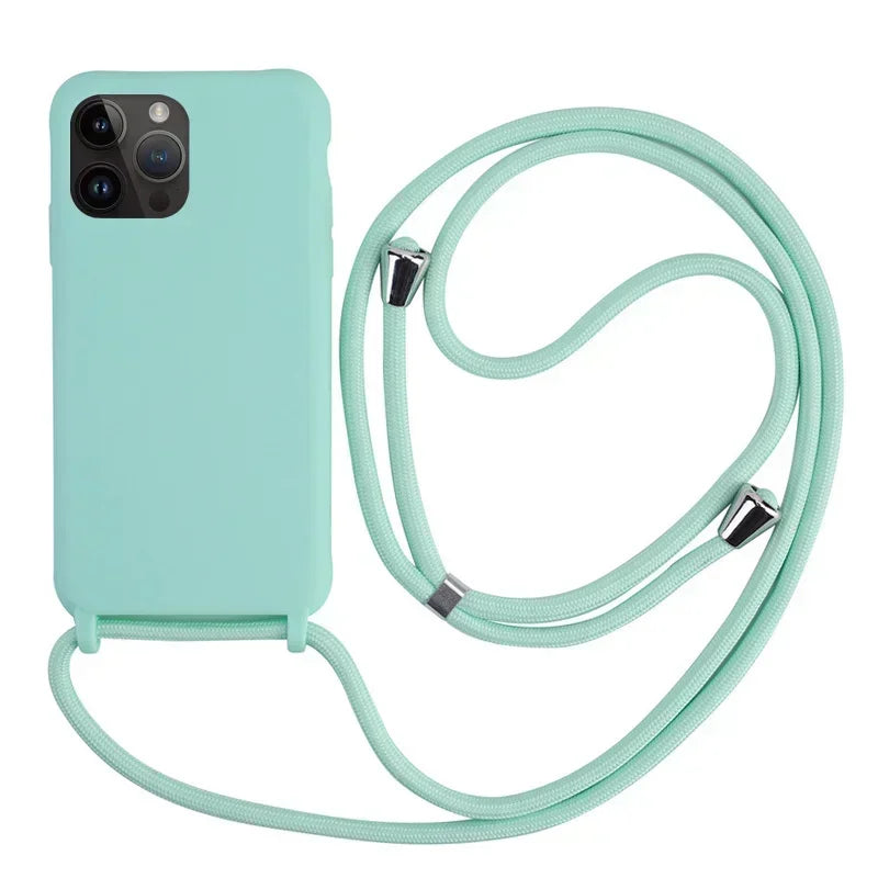 Best Phone Case for iPhone 16 with Crossbody Lanyard Colorful Case — iPhone 16 case
