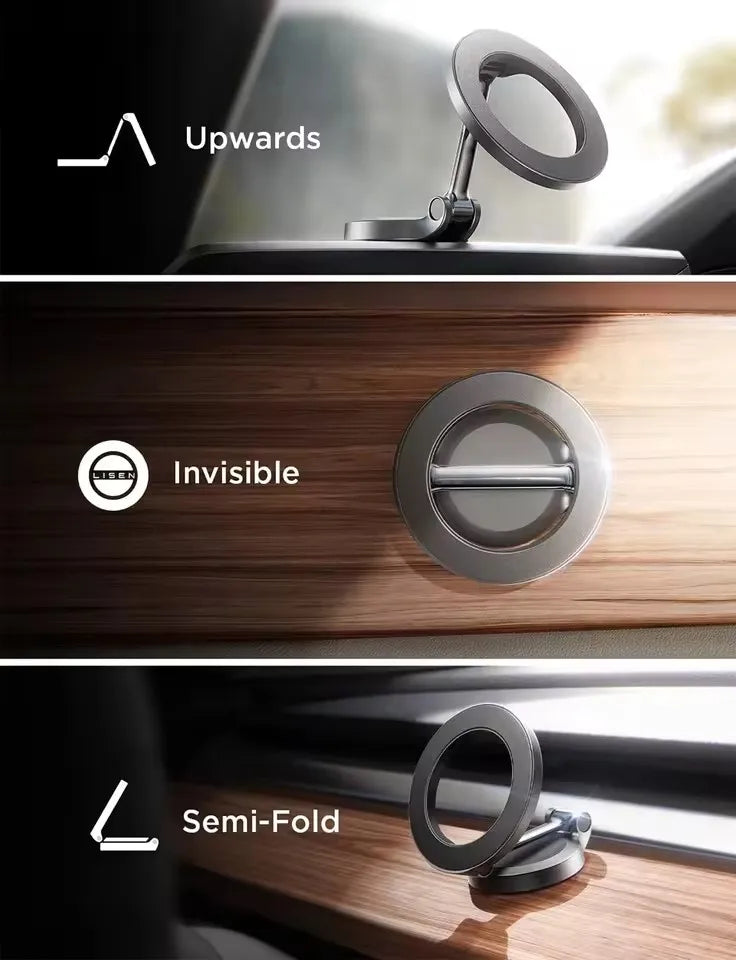 1080° MagSafe Car Phone Holder – Magnetic Mount for iPhone 16/15/14
