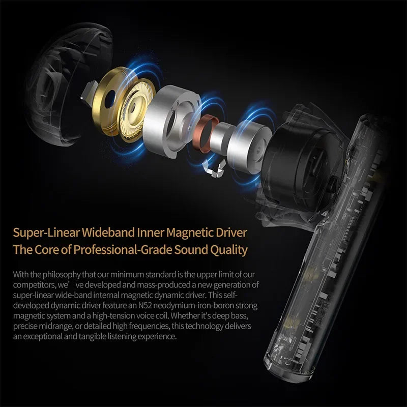 KZ Carol Wireless Earphones - 42H Battery & 6-Mic TWS
