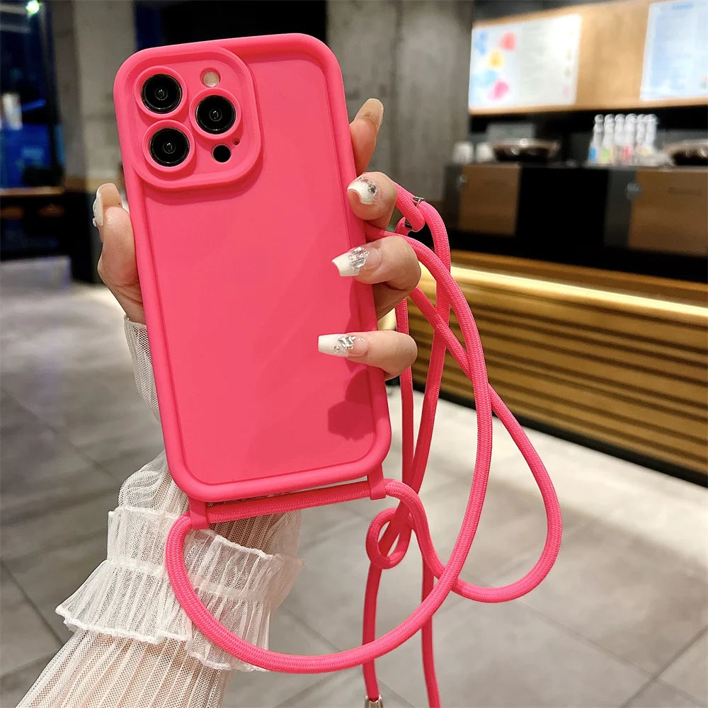 Buy Best Crossbody iPhone Case 2026 with Lanyard Strap – Hands-Free | Free Shipping & Fast Delivery