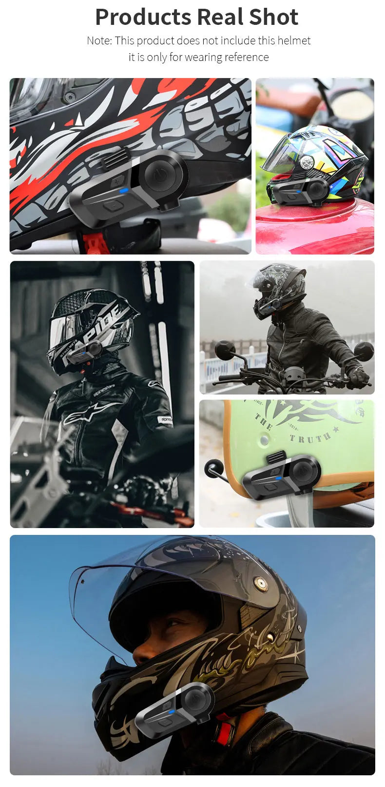 Motorcycle Helmet Bluetooth Headset - Best Wireless Communication Accessories