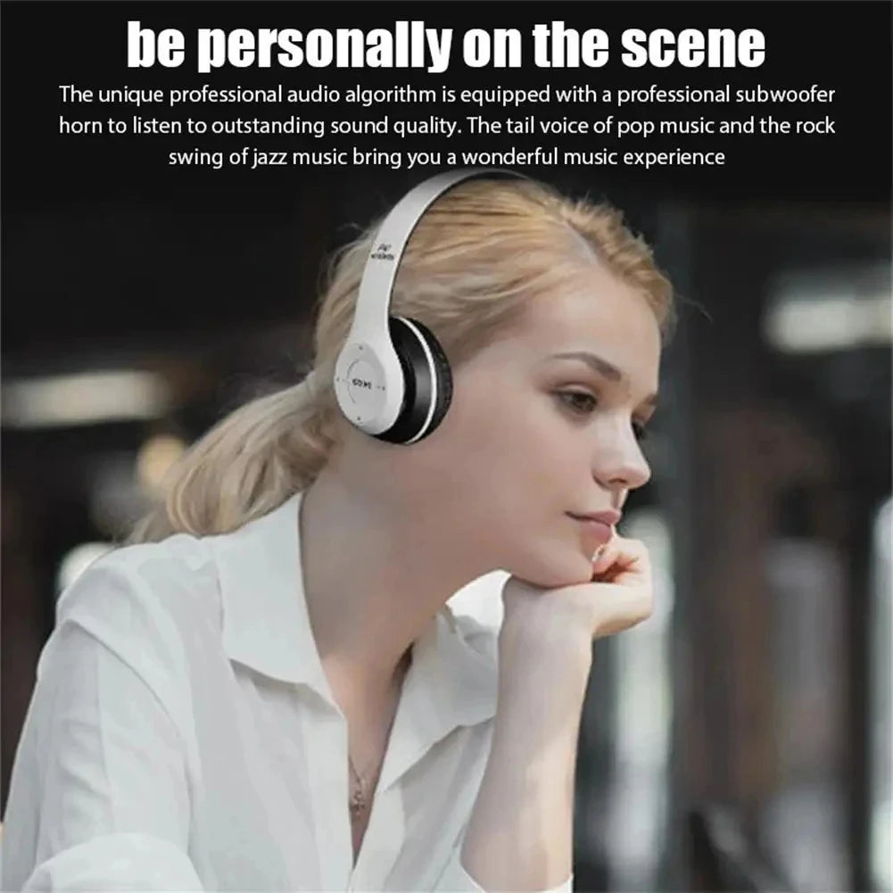 Briame P47 Bluetooth Headphones: Wireless Foldable Over-Ear