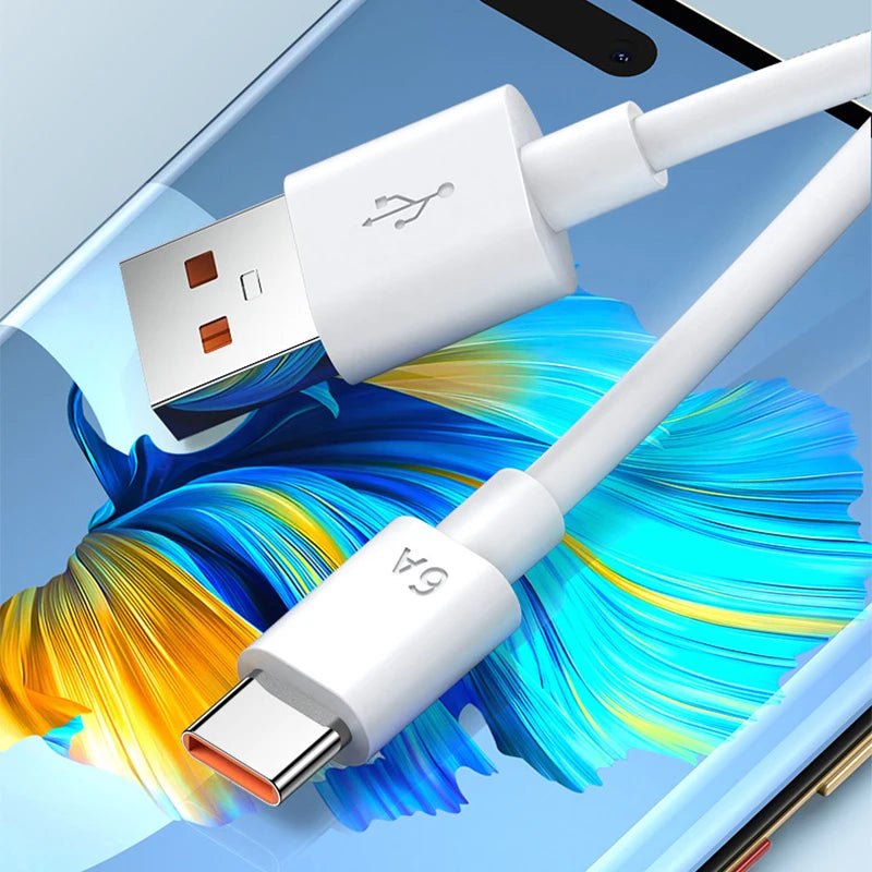NNBILI 3-Pack 100W 6A USB-C Fast Charging Cable | Quick Charge Data Cord CE FCC RoHS Certified