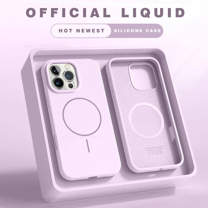 Buy Ultimate Magnetic Silicone MagSafe Case – Shockproof iPhone 2026 | Free Shipping & Fast Delivery
