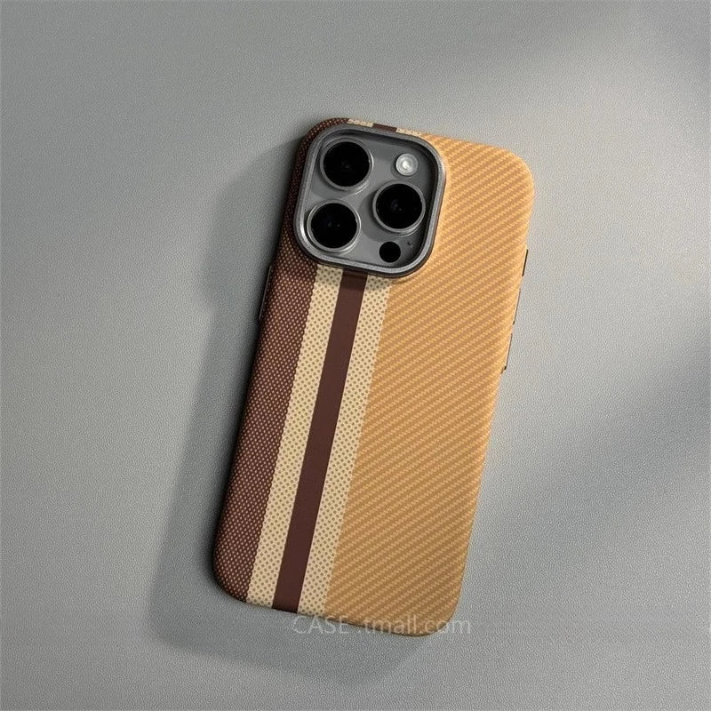 Carbon Fiber MagSafe Case for iPhone 15/16/17 Pro Max – Camera Lens Protection