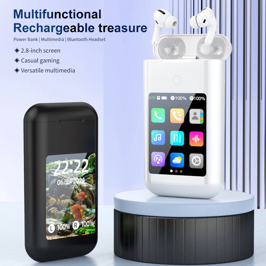 SIMSONLAB Bluetooth 5.3 TWS Wireless Earbuds with Power Bank
