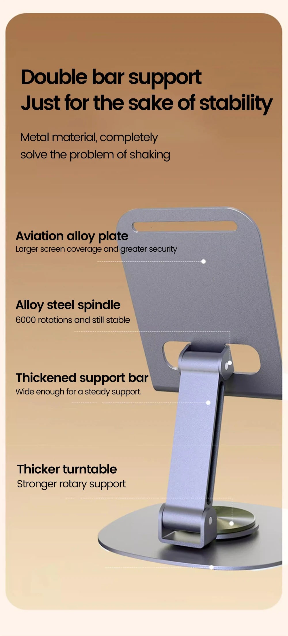 360° Rotating Metal Tablet & Phone Stand - JEFF's Favorite Picks — Magsafe Accessories