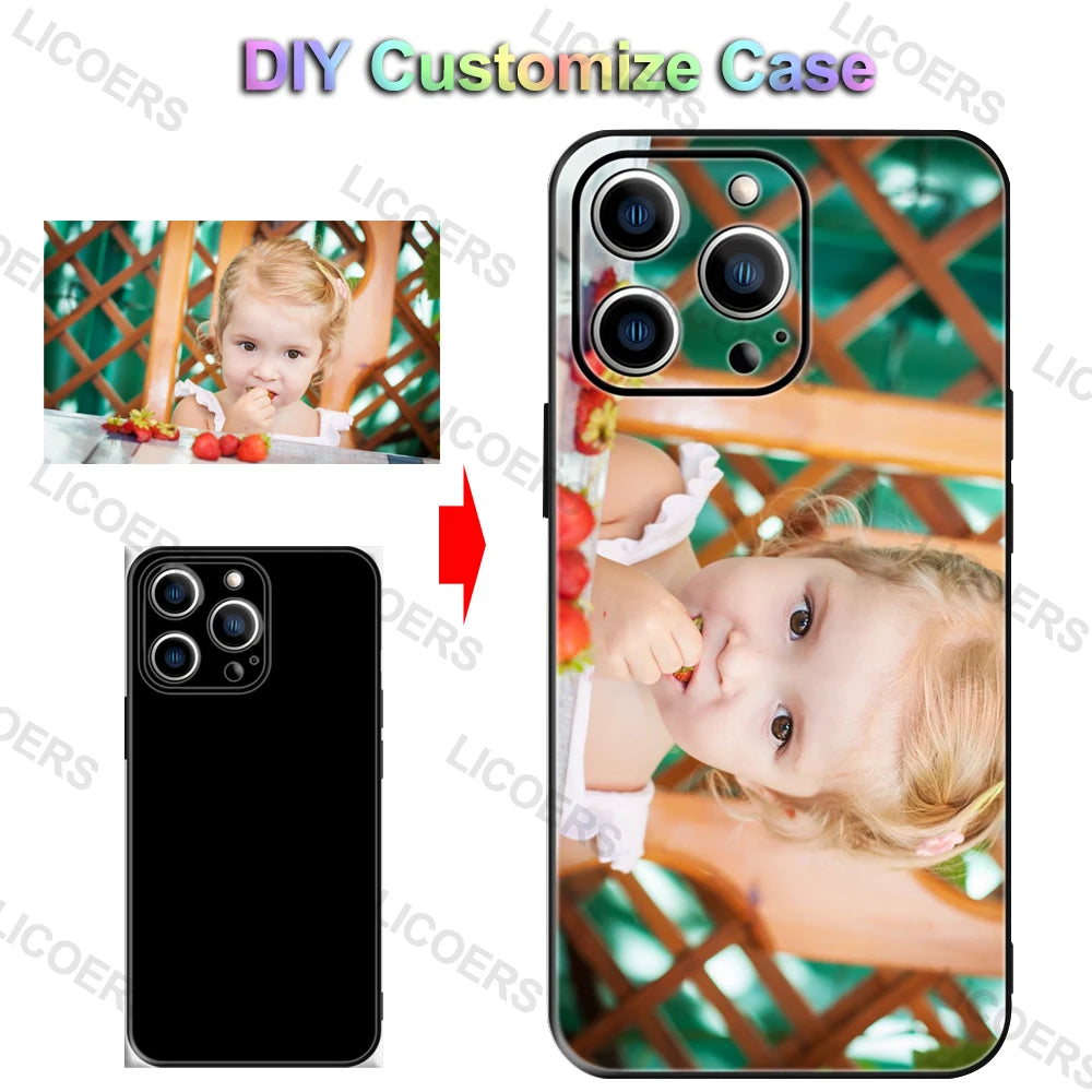 Custom Photo Phone Case for iPhone 17/16/15/14/13/12/11 – Personalized DIY