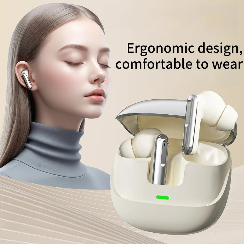 Bluetooth 5.3 Wireless Earbuds with 48H Playtime & Deep Bass