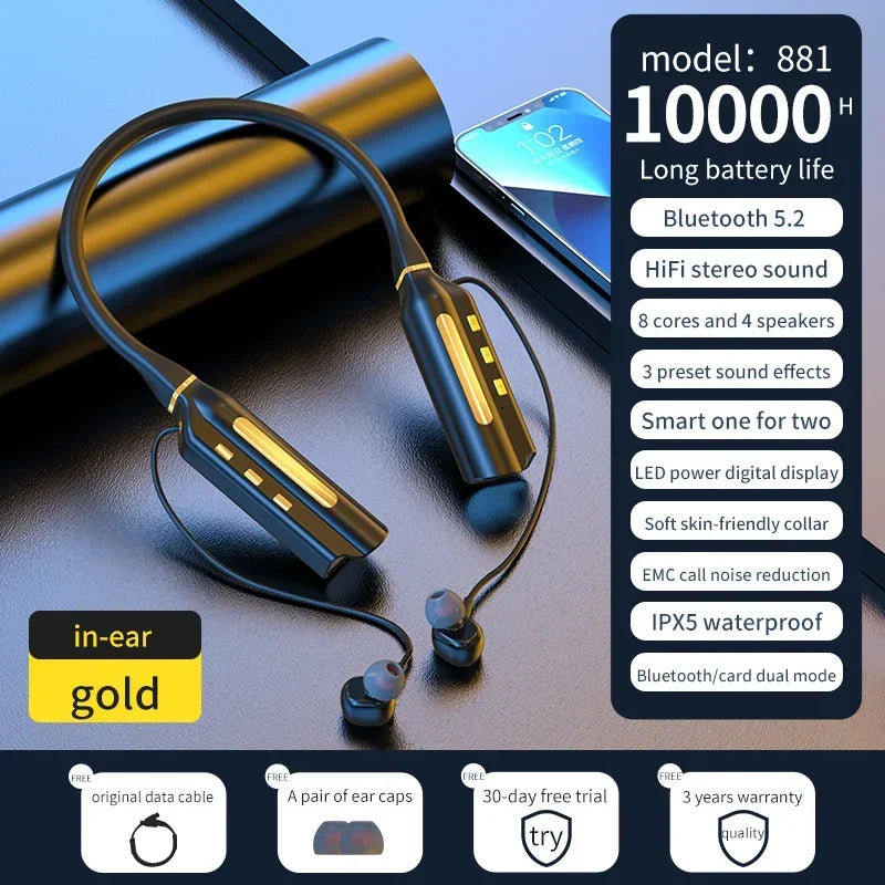 Luxuglow Wireless Earbuds with Charging Case - Best Bluetooth Headphones