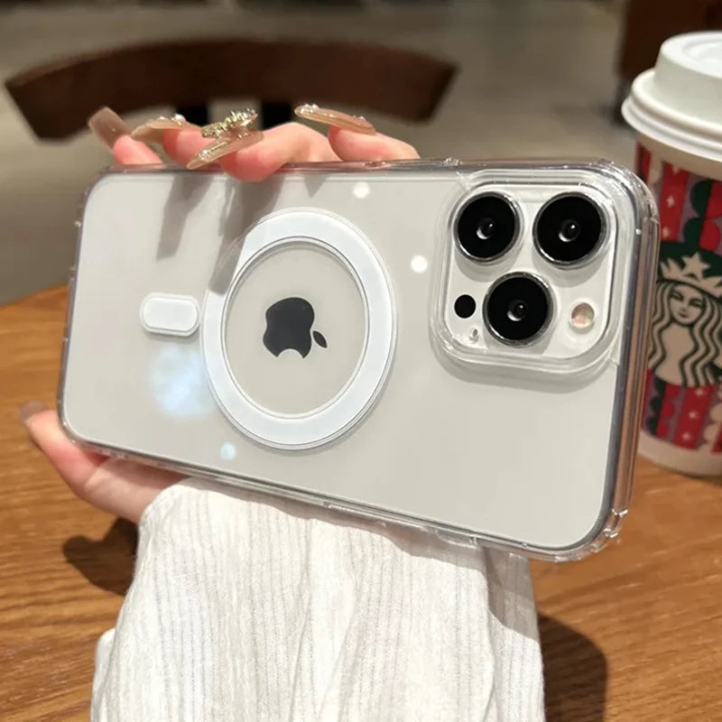 Buy Best Clear MagSafe-Compatible Case 2026 – Silicone Acrylic iPhone | Free Shipping & Fast Delivery