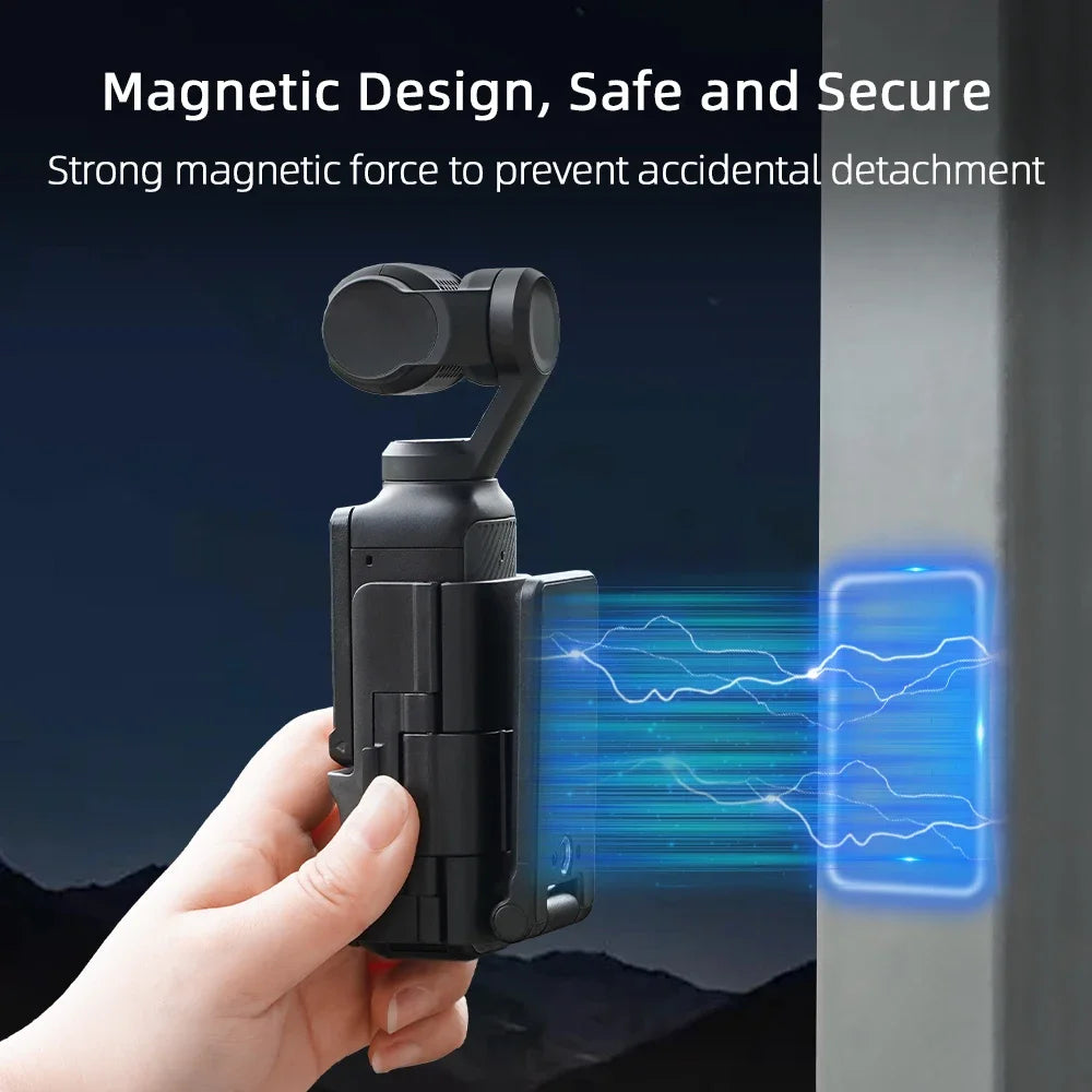 Flymile Magnetic Mount for DJI OSMO Pocket 3 – Cycling Vlog Tabletop Holder