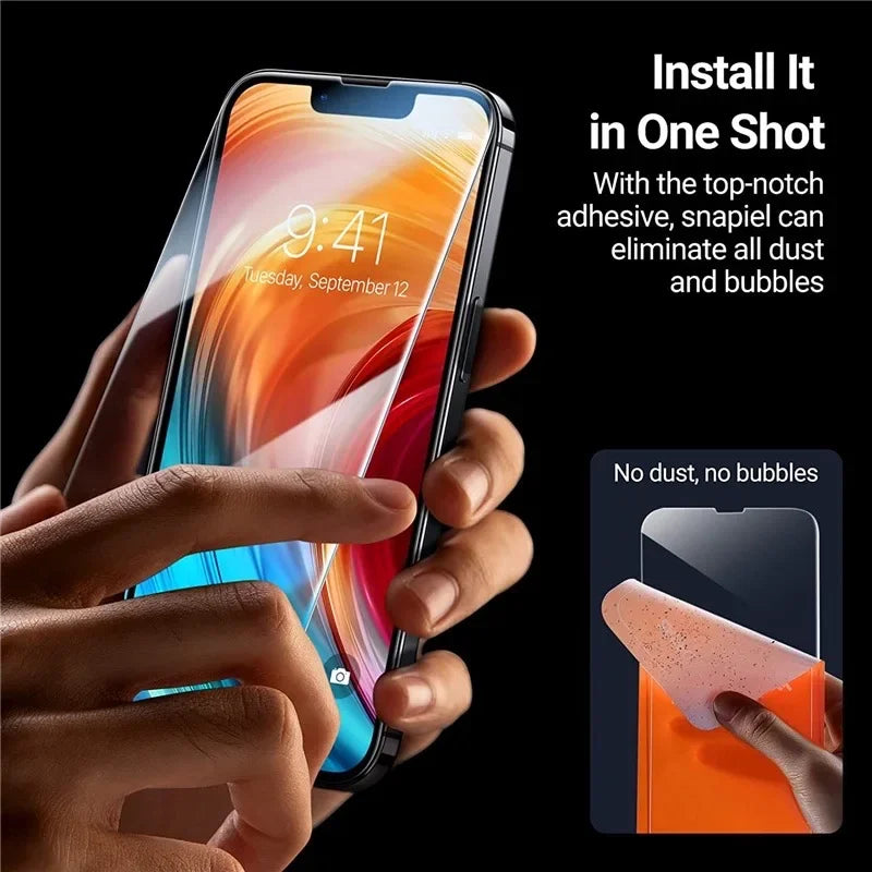 1-5 Pack Tempered Glass Screen Protector iPhone 17 16 15 14 13 12 11 X XR XS SE 8 7 6 Pro Max Mini