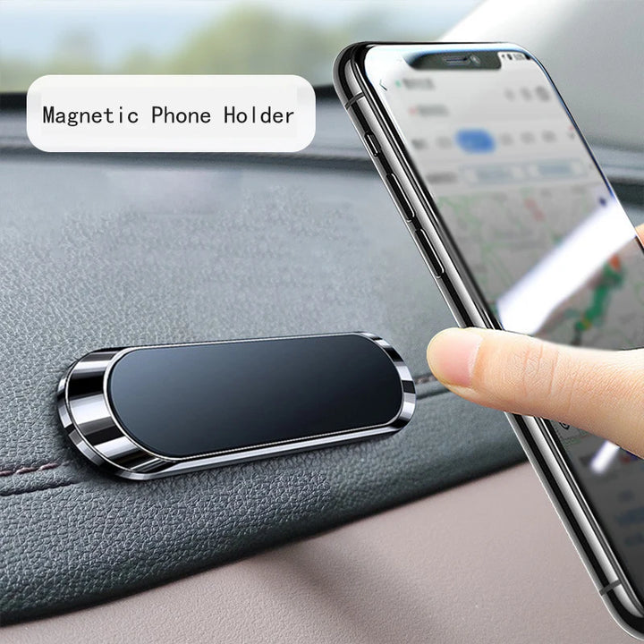 Strong Magnetic Car Phone Holder for Car - iPhone & Samsung Compatible - No Adhesive — magnetic phone case