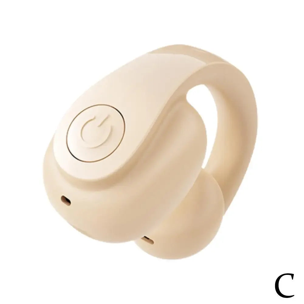 MOONBIFFY ANC Waterproof Bluetooth 5.4 Ear Clip Headphones for Sports