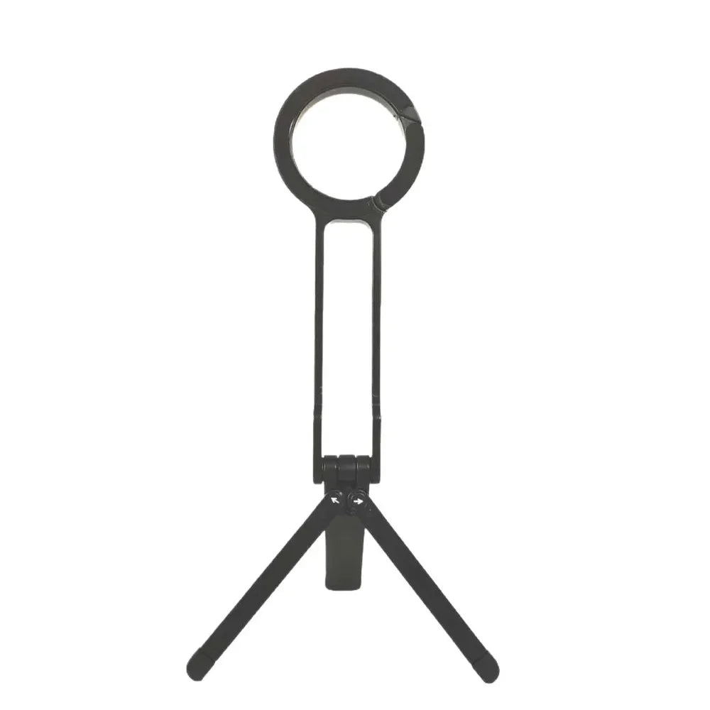 VIKEFON Magnetic Carabiner Phone Tripod – Foldable Selfie Stick Stand
