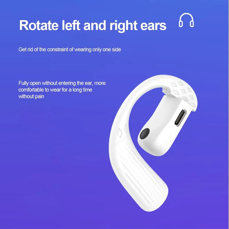 Ruiforlove Bluetooth 5.4 Ear Hook Earphone