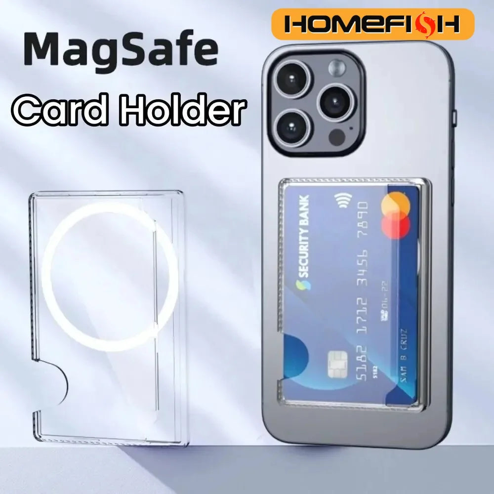MagSafe Clear Magnetic Phone Card Holder — magsafe accessories