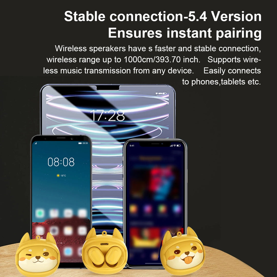 INRAM TWS Bluetooth 5.3 Earbuds – Waterproof Wireless