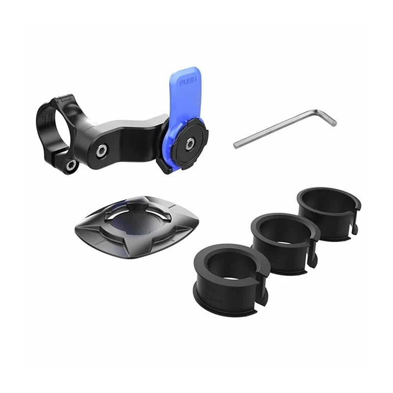 Universal Shock-Absorbing Phone Holder – 360° Bike & Moto Mount