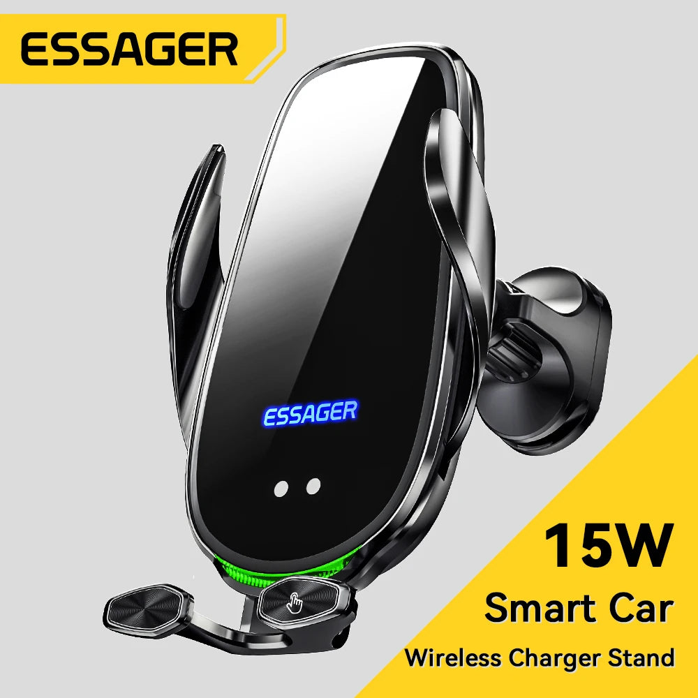 Essager 15W Wireless Charger Car Mount – Air Vent Phone Holder